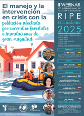 Webinar RED Internacional de Psicologia de Emergencias